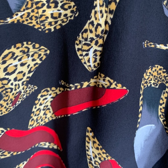 Vintage Nicole Miller Leopard stiletto dress. Worn once. In the 90’s , this dres - Picture 5 of 5